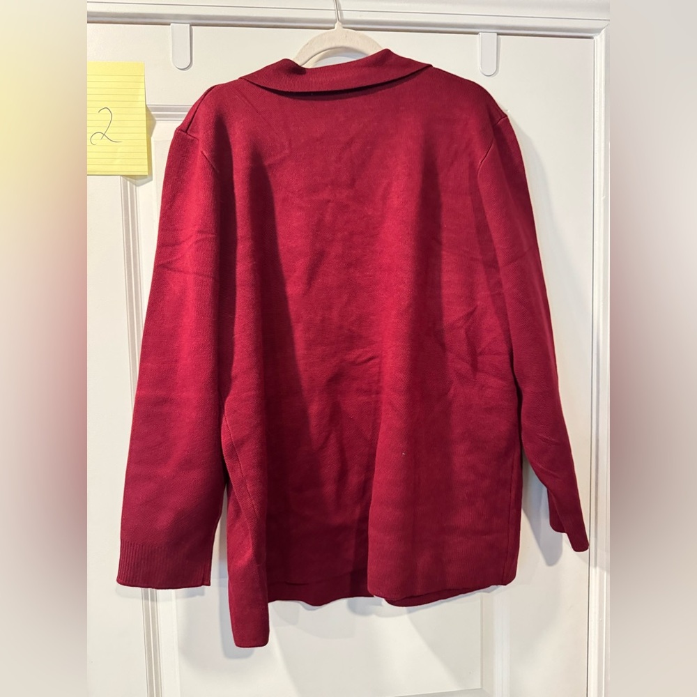 Red Cardigan - Picture 4 of 5